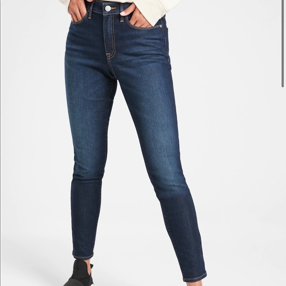 Athleta skulptek dark wash jean